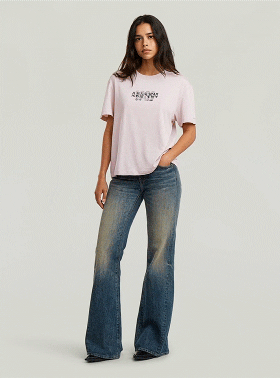 Stevey 3D Flare Jeans