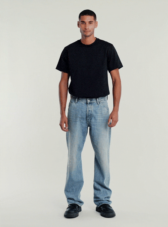 Dartt Loose Bootcut Jeans