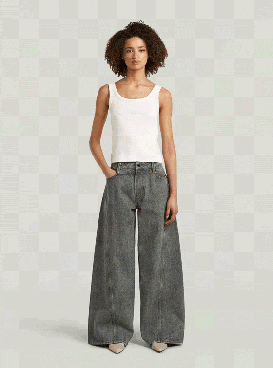 Helyx Cinch Wide Jeans